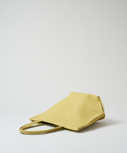 Lunch bag M - pistachio yellow / pigskin Hallie