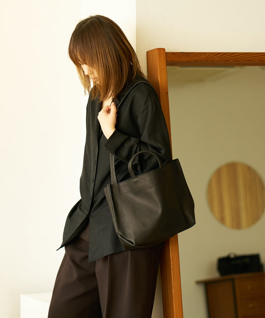 2-Way Lunch bag - Black  / pigskin Hallie