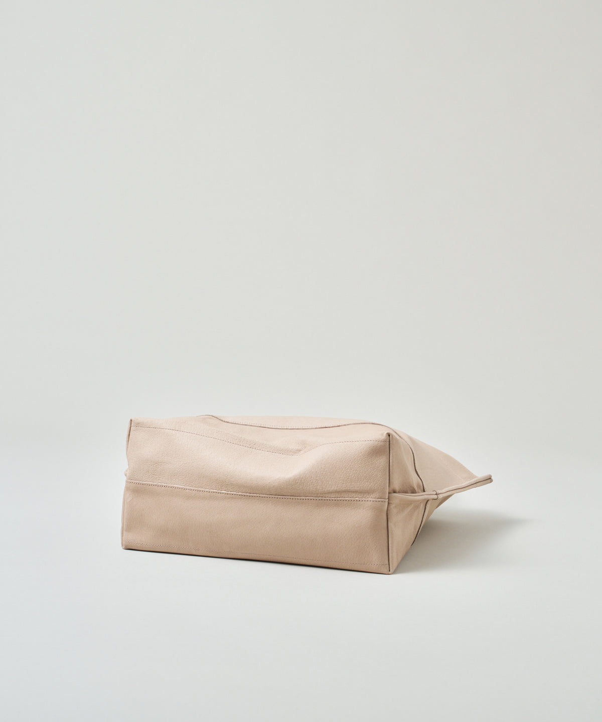 Wide tote bag M - Pink beige / pigskin Hallie
