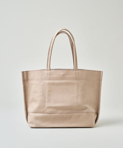 Wide tote L - Pink beige / pigskin Hallie