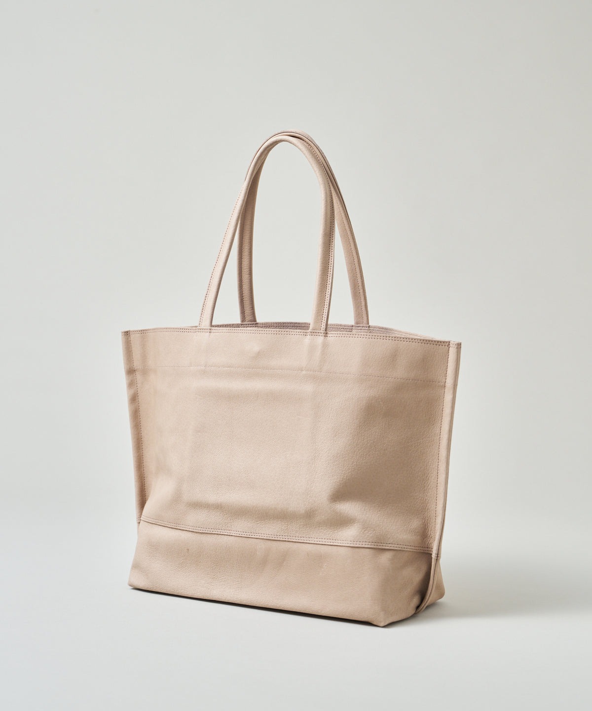 Wide tote L - Pink beige / pigskin Hallie