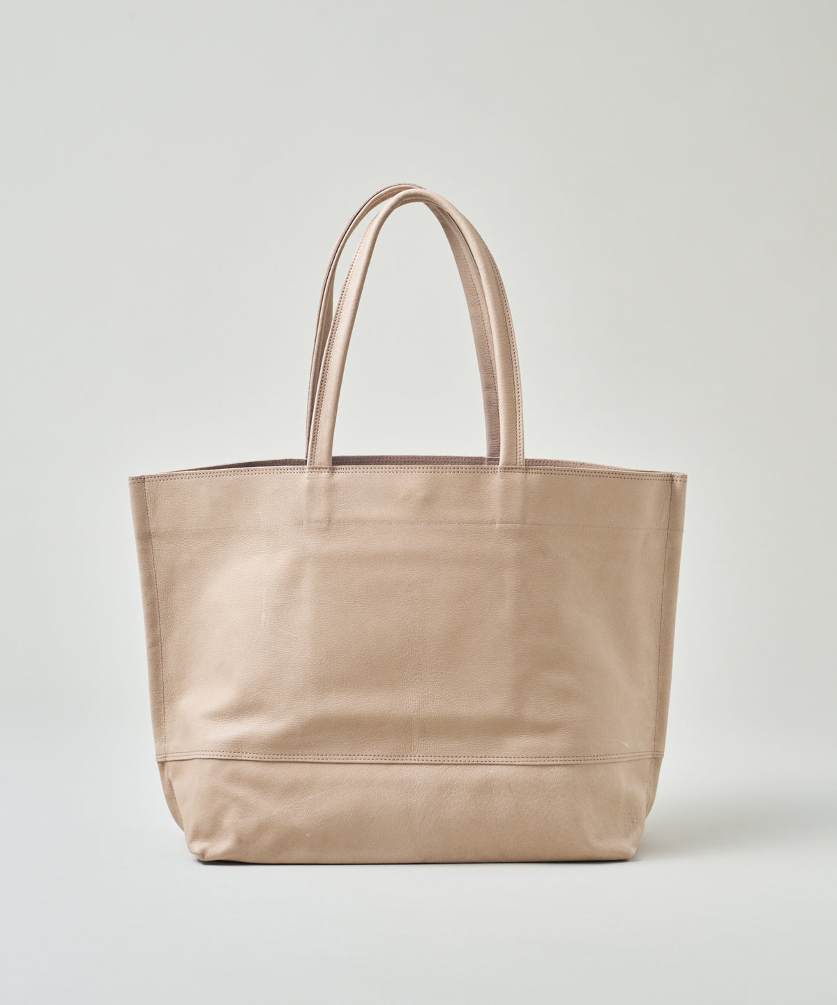Wide tote L - Pink beige / pigskin Hallie