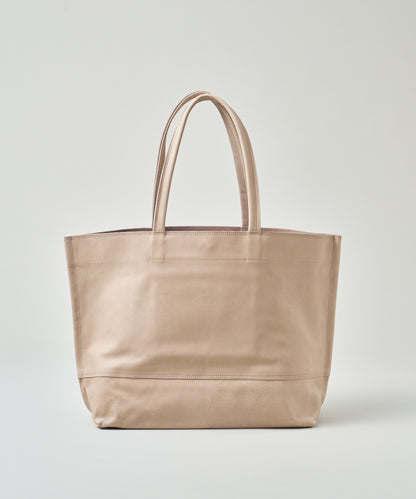 Wide tote L - Pink beige / pigskin Hallie