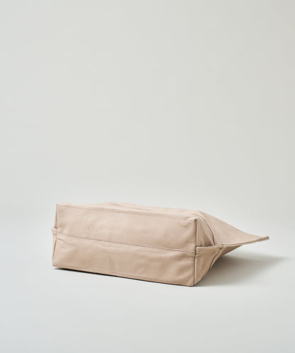 Wide tote L - Pink beige / pigskin Hallie