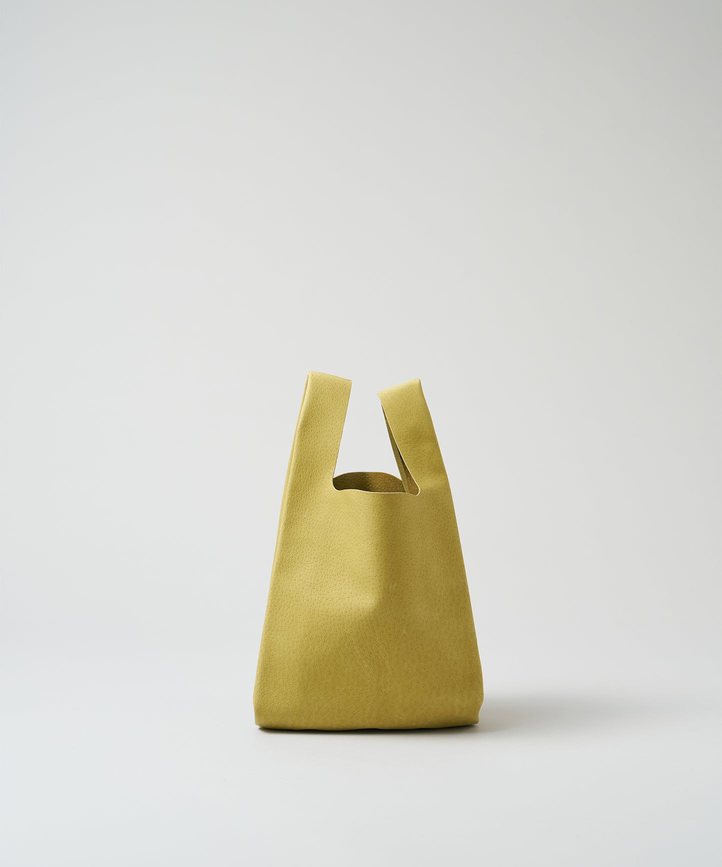 Mini reji bukuro - pistachio yellow / pigskin Hallie