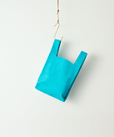 #30 / 迷你禮地袋 (綠松石色) / 豬皮“HALLIE”