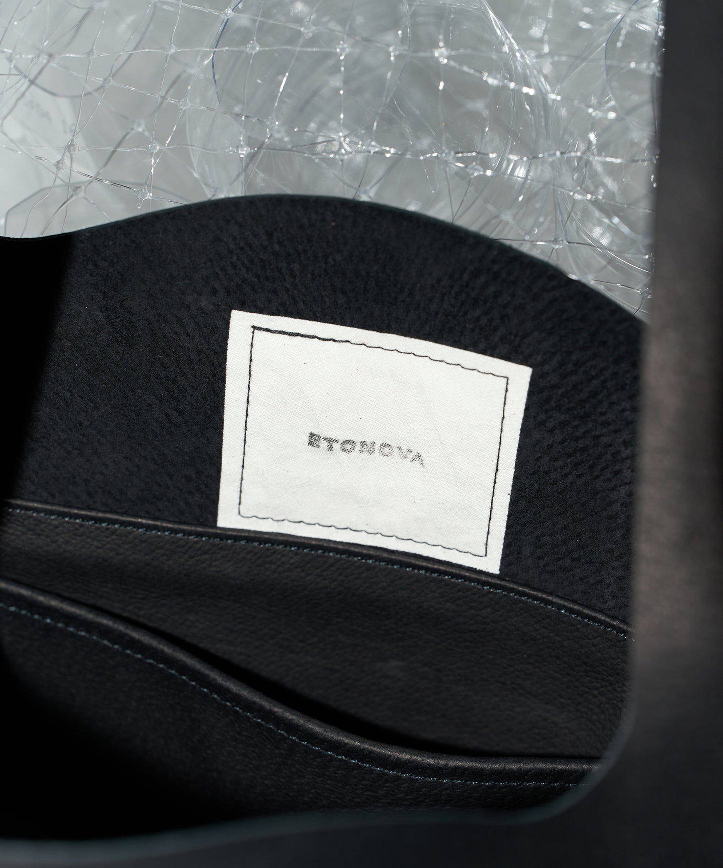 The interior features one pocket.