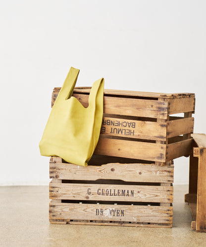 Reji bukuro - pistachio yellow / pigskin Hallie