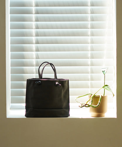 Mini shopper - Black / pigskin Hallie