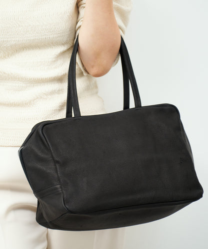 #30 / 方形行李袋 M / 猪皮“HALLIE”