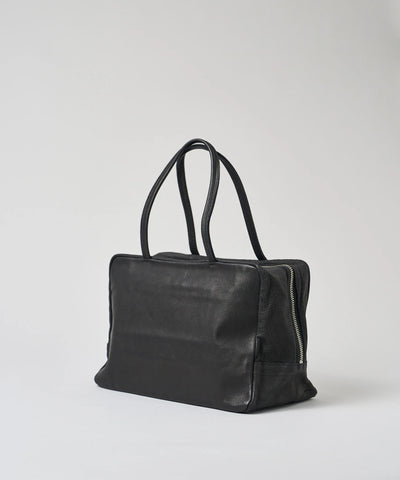 Square duffel bag M - Black / pigskin Hallie