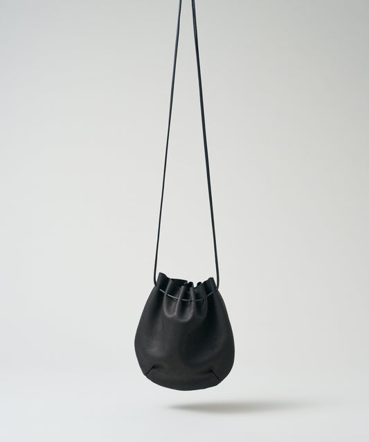 Balloon shoulder bag - Black / pigskin Hallie