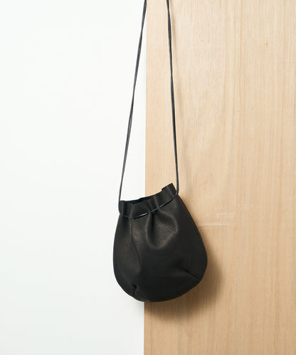 Balloon shoulder bag - Black / pigskin Hallie