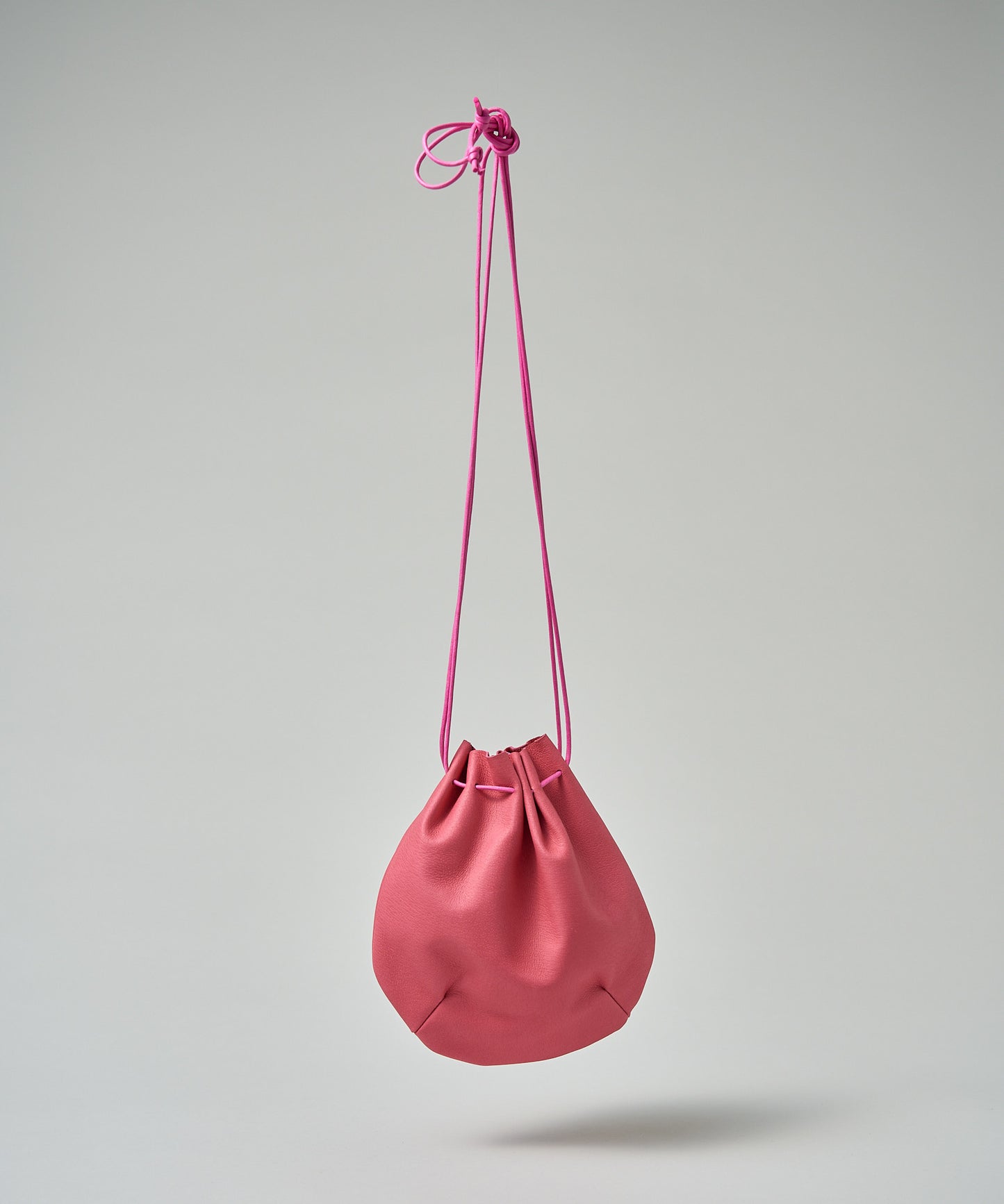 Bolsa para globos (magenta) / piel de cerdo "HALLIE" 