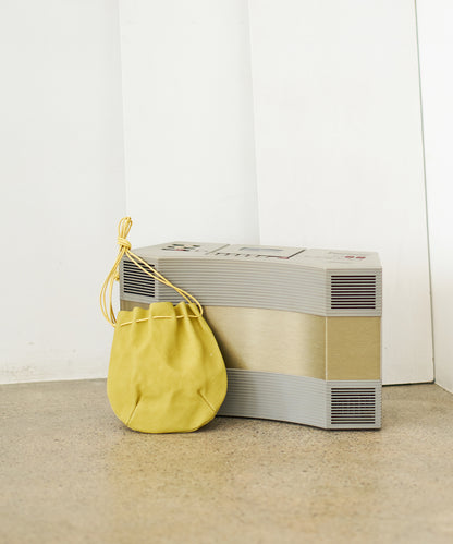 Balloon shoulder - pistachio yellow / pigskin Hallie