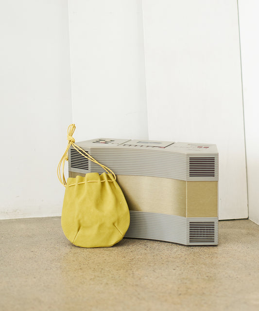 Balloon shoulder - pistachio yellow / pigskin Hallie