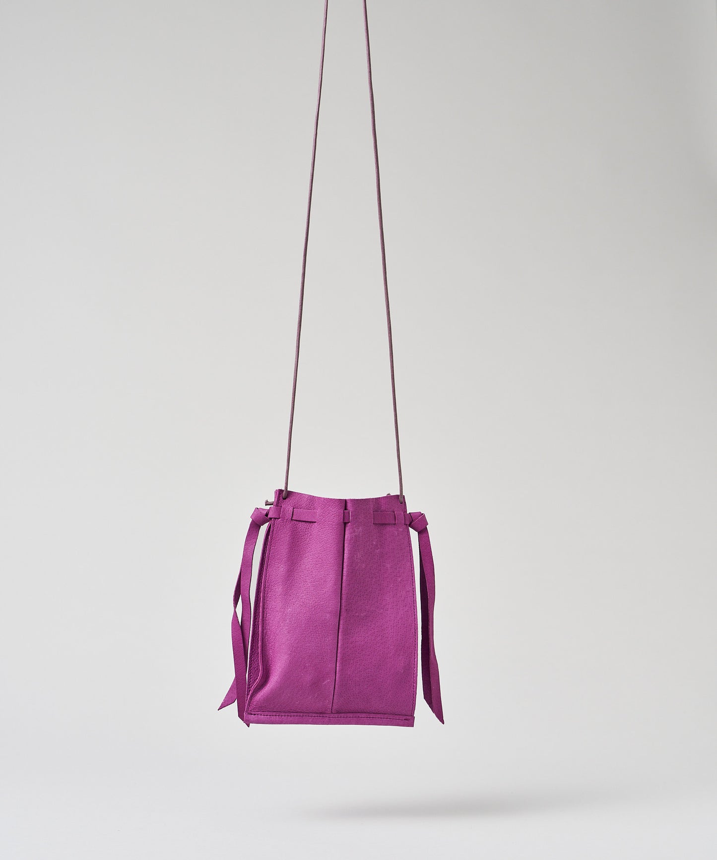 #30/ Medicine pochette (peony purple) / Pigskin "HALLIE"