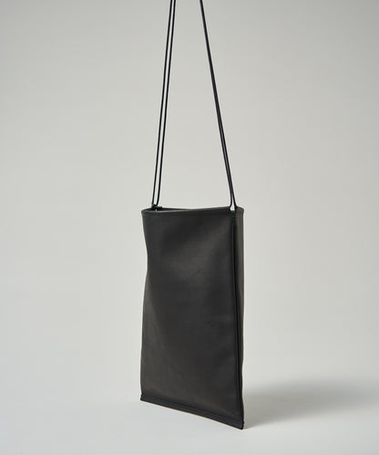 Bolso de hombro plano / Piel de cerdo "HALLIE" 