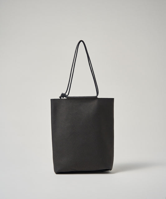 #30/ Mini tote bag (black) / Pigskin "HALLIE"