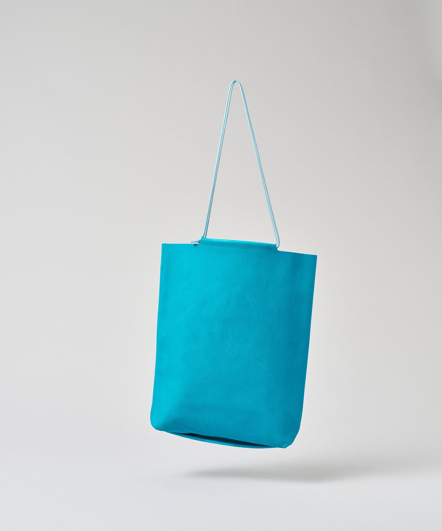 #30《SALE 40%》Mini tote bag (turquoise) / Pigskin "HALLIE"