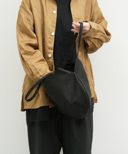 Circle tote - Black / pigskin Hallie