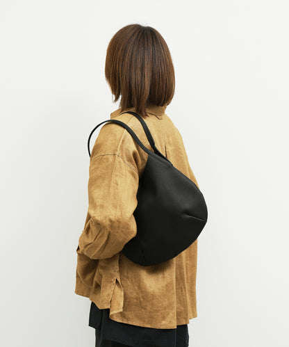 Circle tote - Black / pigskin Hallie