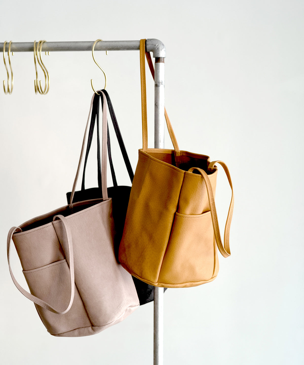 Bucket tote - Pink beige / pigskin Hallie