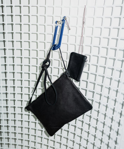 Pouch shoulder - Black / pigskin Hallie