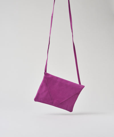#30/ Triangle flap (peony purple) / Pigskin 