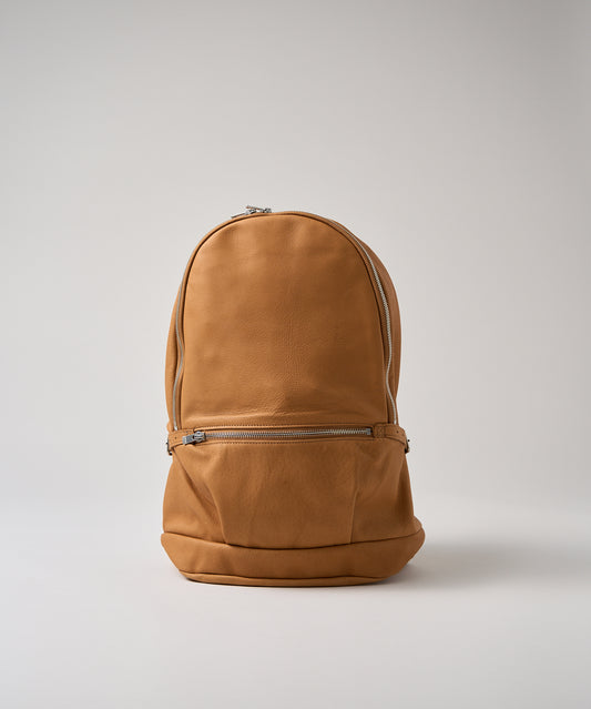 #30 / Mini Daily Backpack (camel) / pigskin "HALLIE"