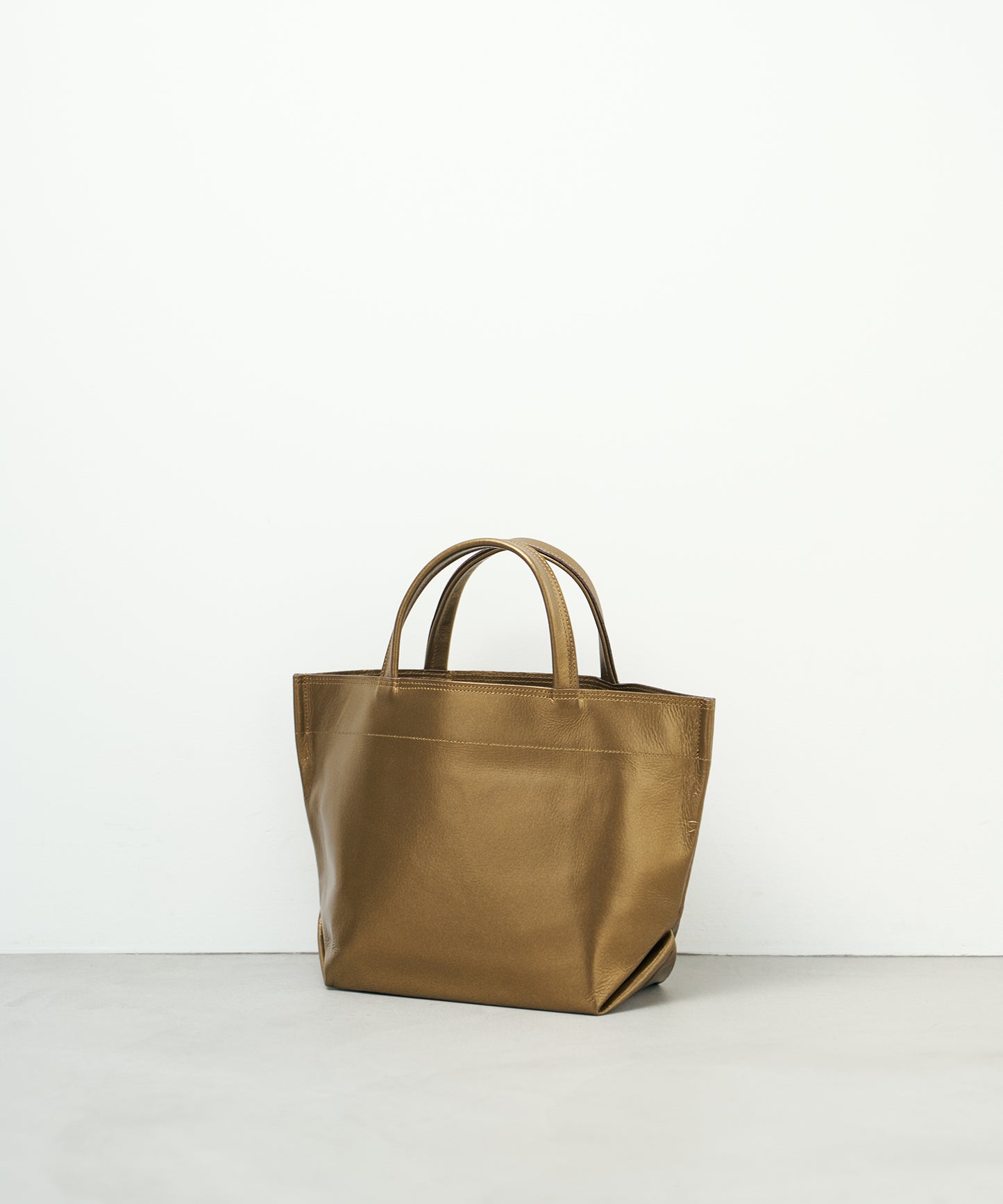 Lunch bag S  - Antique gold / pigskin Lustra