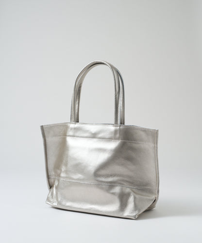 #36/宽版托特包M（银色）/猪皮“LUSTRA” 