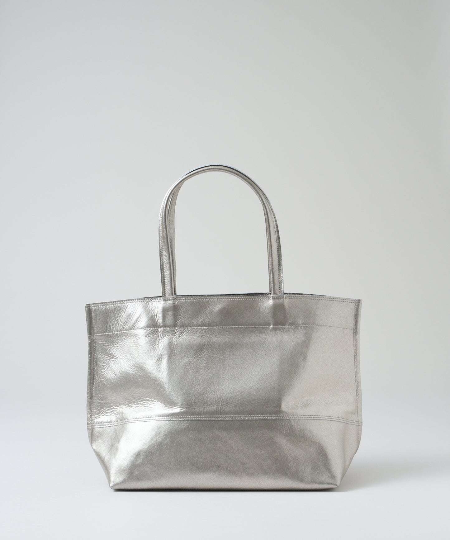 #36/宽版托特包M（银色）/猪皮“LUSTRA” 