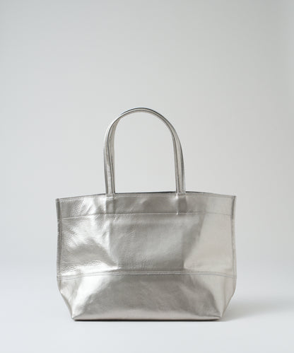#36/宽版托特包M（银色）/猪皮“LUSTRA” 