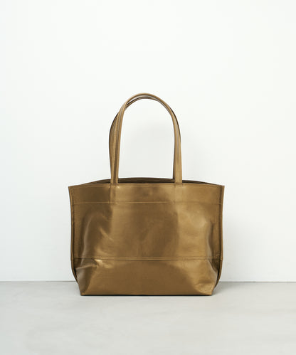 Wide tote M - Antique gold / pigskin Lustra