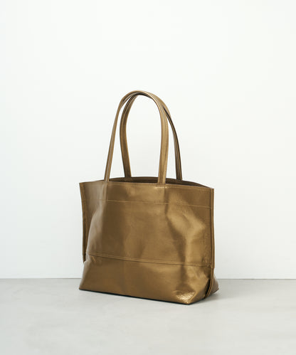 Wide tote M - Antique gold / pigskin Lustra