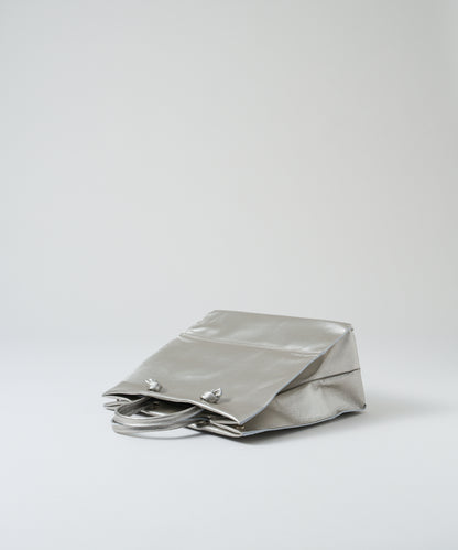 #36/ 日常购物袋 (银色) / 猪皮“LUSTRA” 