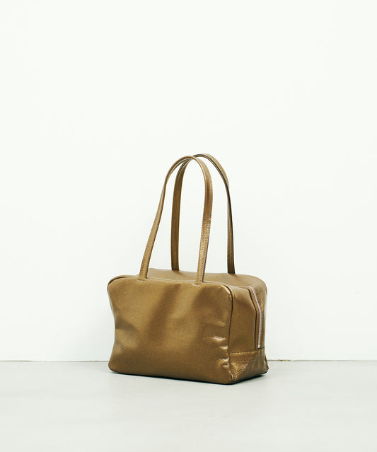 Square duffel XS - antique gold / pigskin Lustra