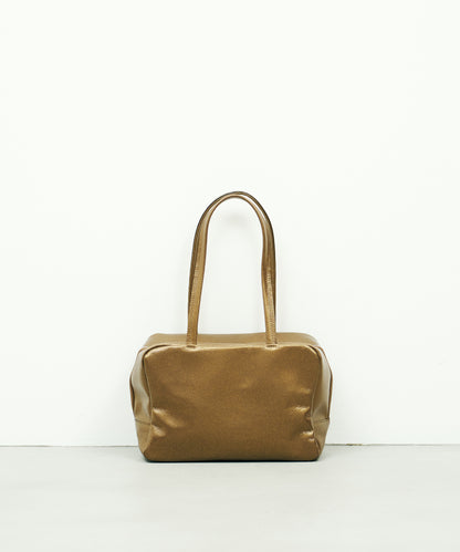 Square duffel XS - antique gold / pigskin Lustra