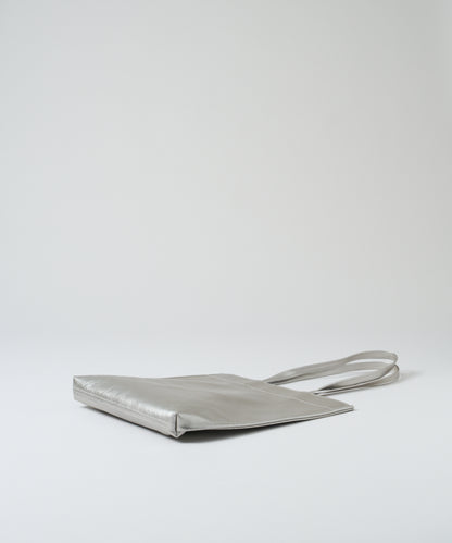 #36/ Document tote (silver) / pigskin "LUSTRA"