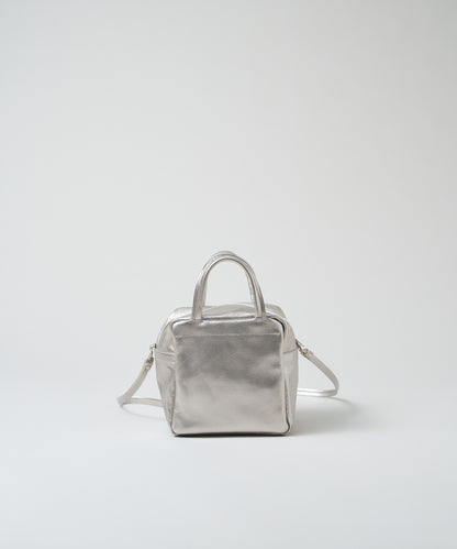 Cube pochette - Silver / pigskin Lustra