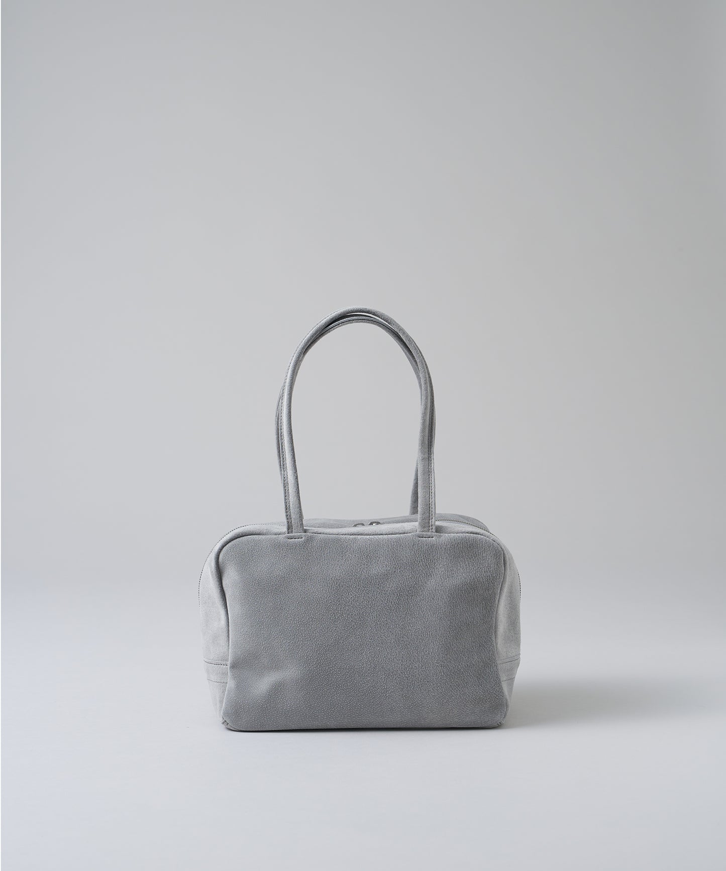 #39/ Square duffle XS (sand gray) / pigskin "Lining Suede"