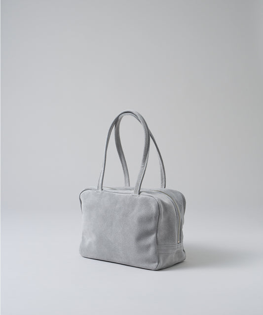 #39/ Square duffle XS (sand gray) / pigskin "Lining Suede"