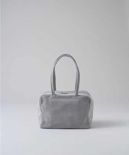 #39/ Square duffle XS (sand gray) / pigskin "Lining Suede"