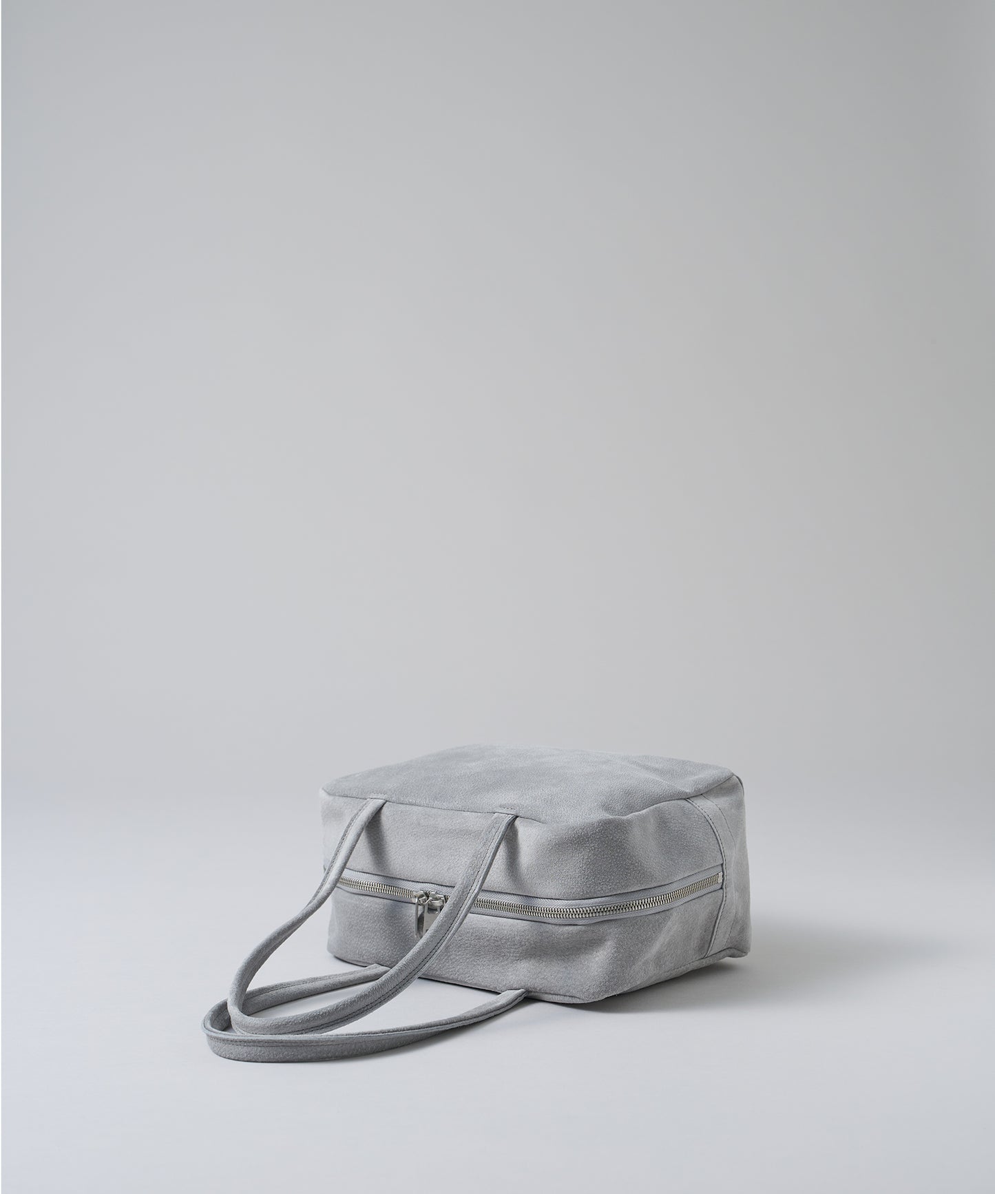 #39/ Square duffle XS (sand gray) / pigskin "Lining Suede"