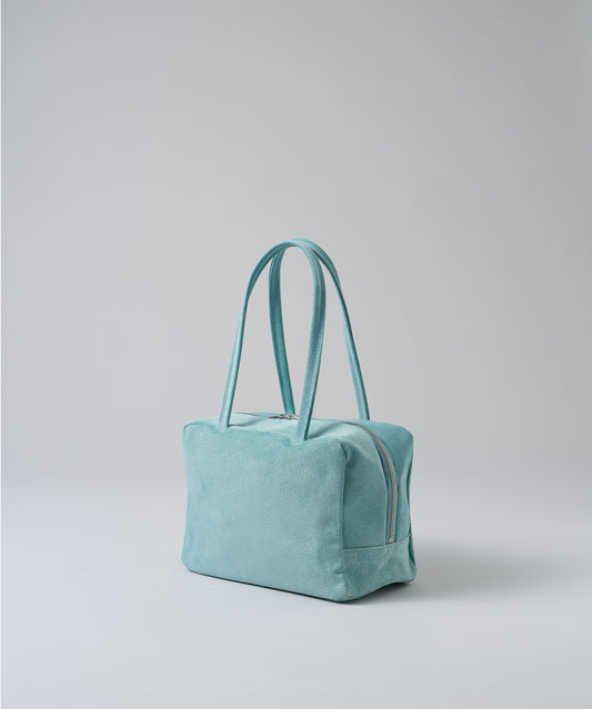 #39/ Square duffle XS (clear mint) / pigskin "Lining Suede"