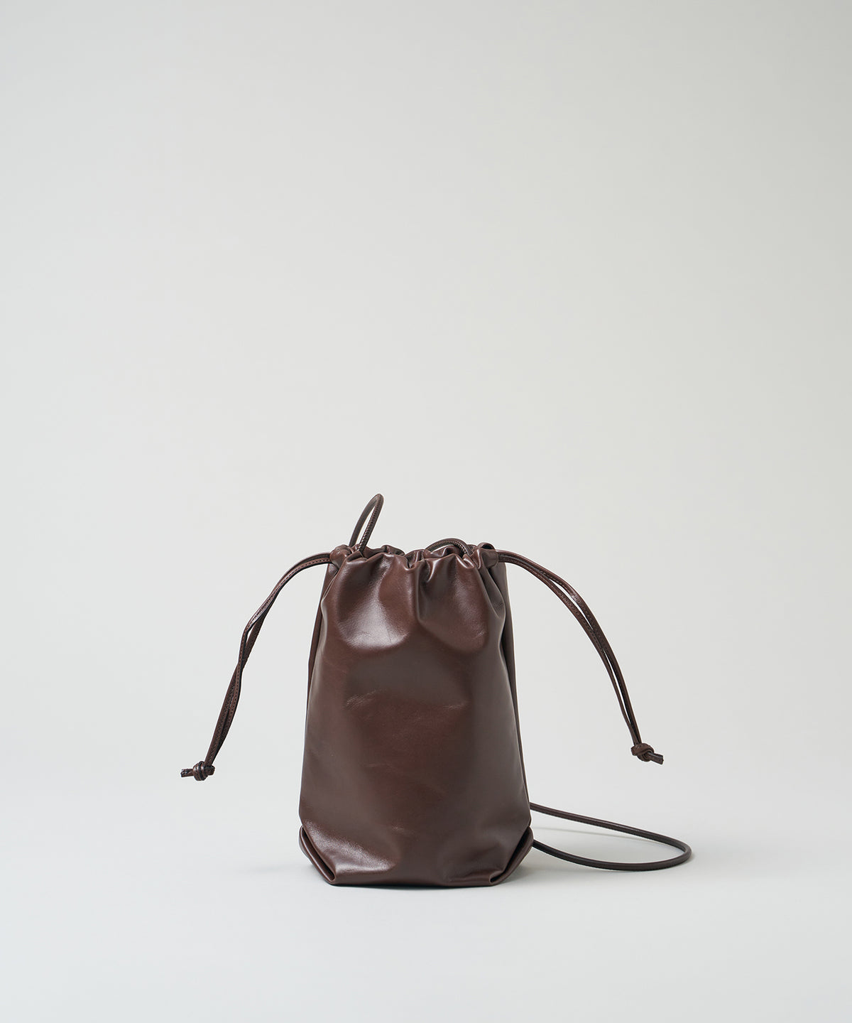 《Limited 5%》Stem Draw - Bitter brown / cowhide Aperto