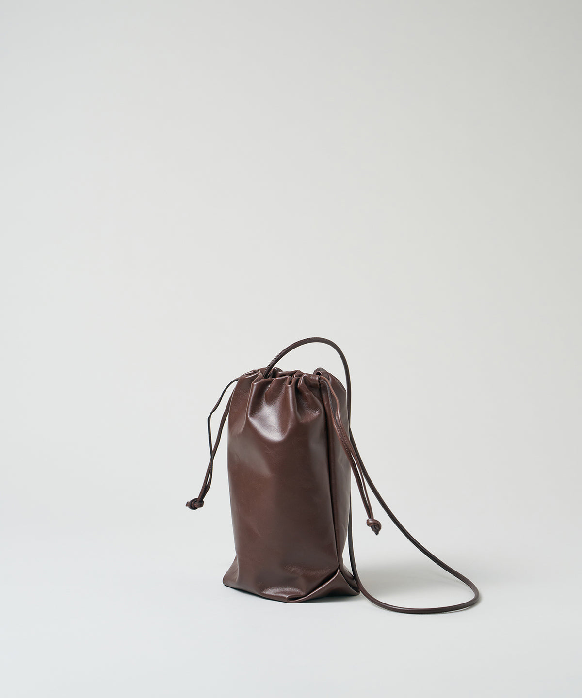 《Limited 5%》Stem Draw - Bitter brown / cowhide Aperto