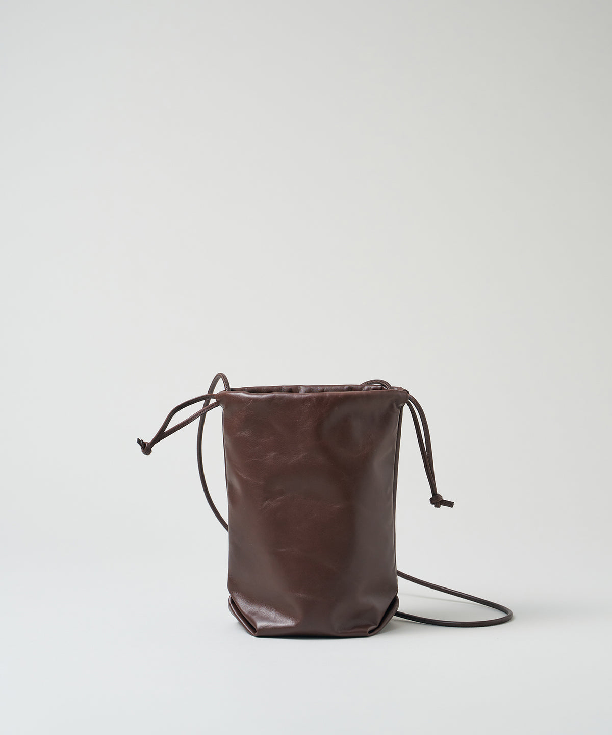 《Limited 5%》Stem Draw - Bitter brown / cowhide Aperto