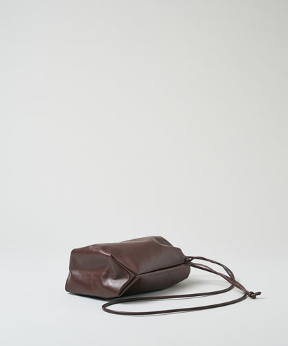 《Limited 5%》Stem Draw - Bitter brown / cowhide Aperto